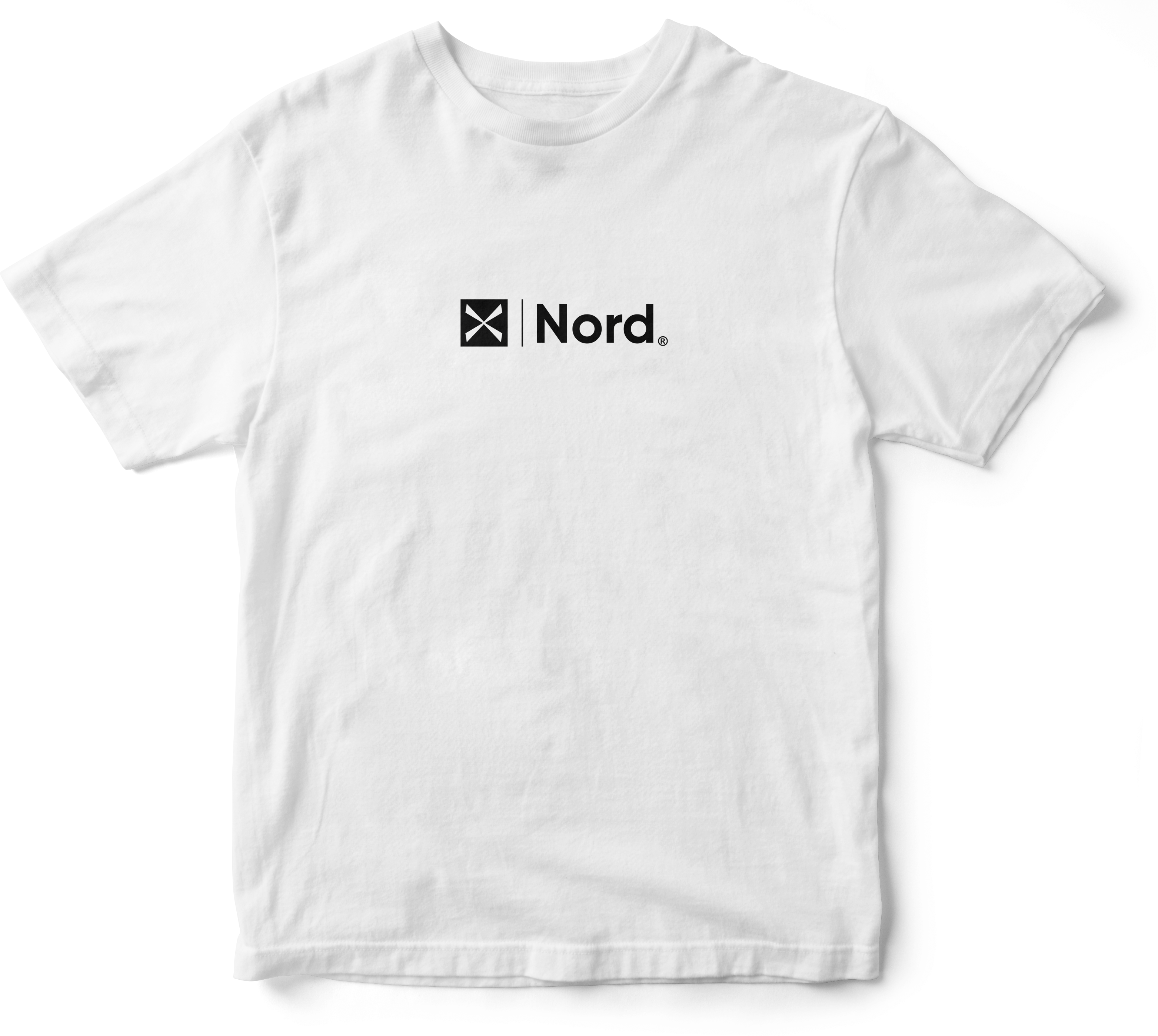 Nord White T-shirt with Midnight Logo